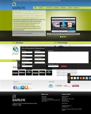 Web Design by Impressive Solutions for Garlyk Limited | Design: #840405