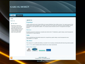 Web Design by ahmer for Garlyk Limited | Design #828679