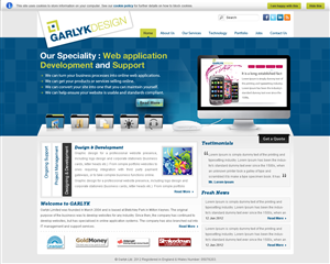 Web Design by Creative Usha for Garlyk Limited | Design: #838926