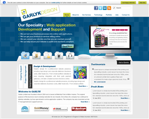 Web Design by Creative Usha for Garlyk Limited | Design: #840456