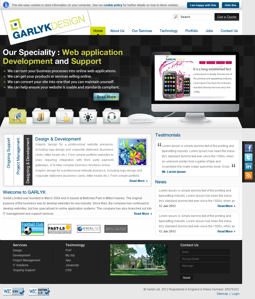 Web Design by Creative Usha for Garlyk Limited | Design #840496