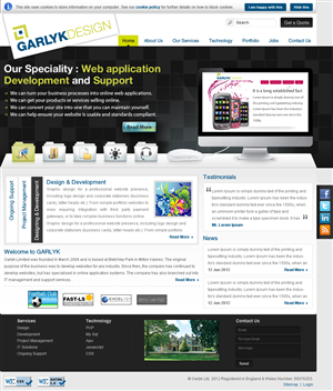 Web Design by Creative Usha for Garlyk Limited | Design: #840496