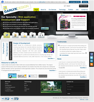 Web Design by Creative Usha for Garlyk Limited | Design: #841124