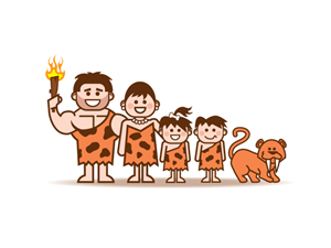 Logo/Illustration of Team Cro-magnon  | Design Illustration par Buck Tornado