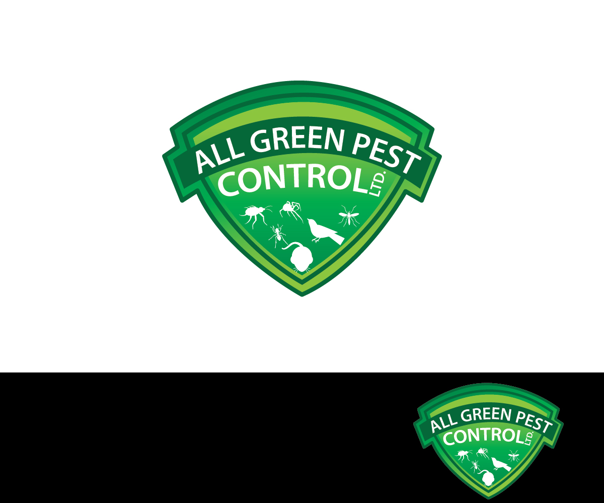Logo Design by joliau for All Green Pest Control Ltd. | Design #3369203