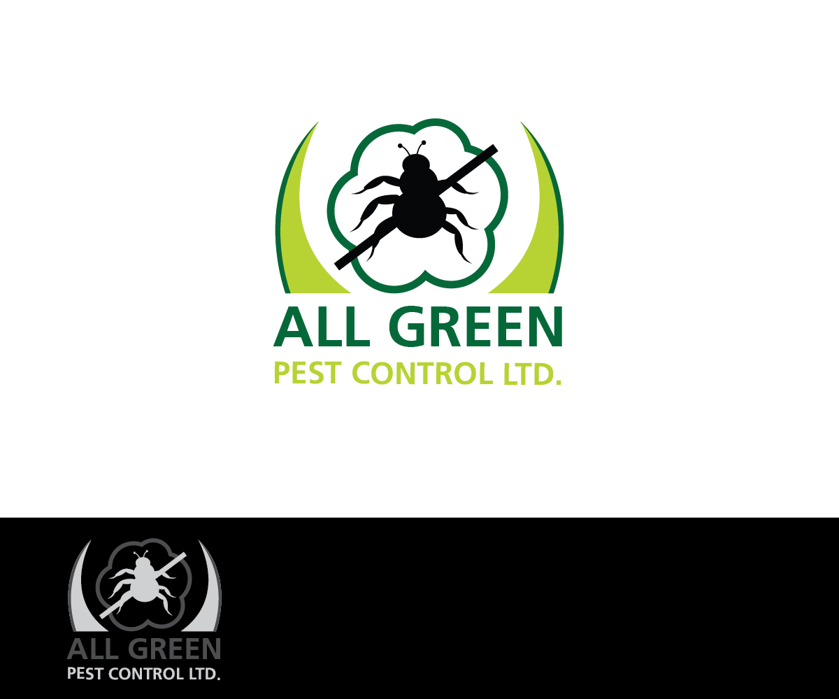 Logo Design by joliau for All Green Pest Control Ltd. | Design #3369205