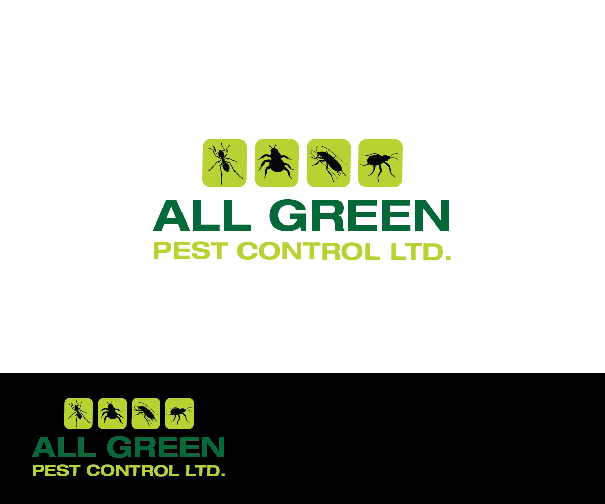 Logo Design by joliau for All Green Pest Control Ltd. | Design #3369207