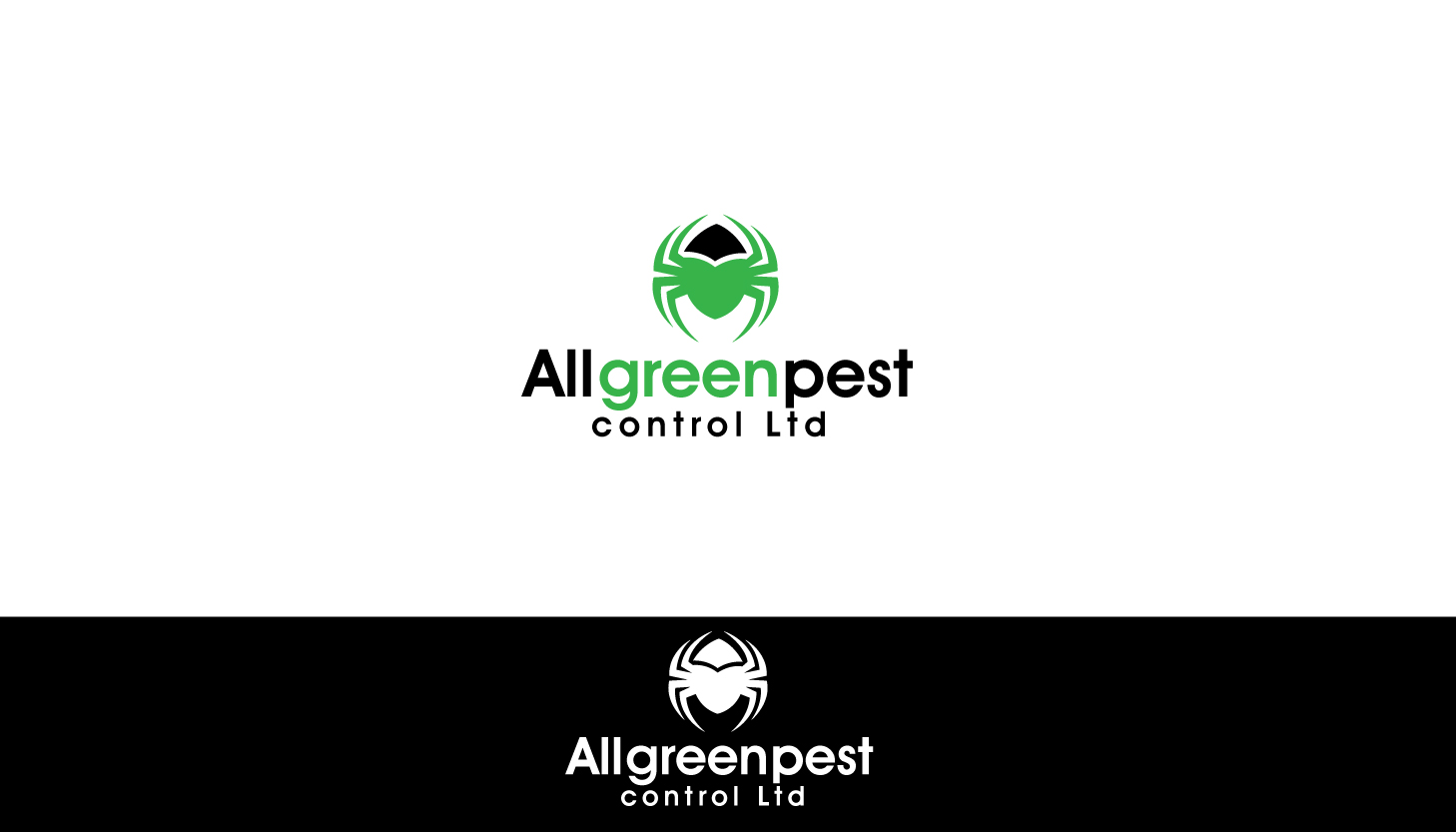 Logo Design by parshdelhi for All Green Pest Control Ltd. | Design #3368824