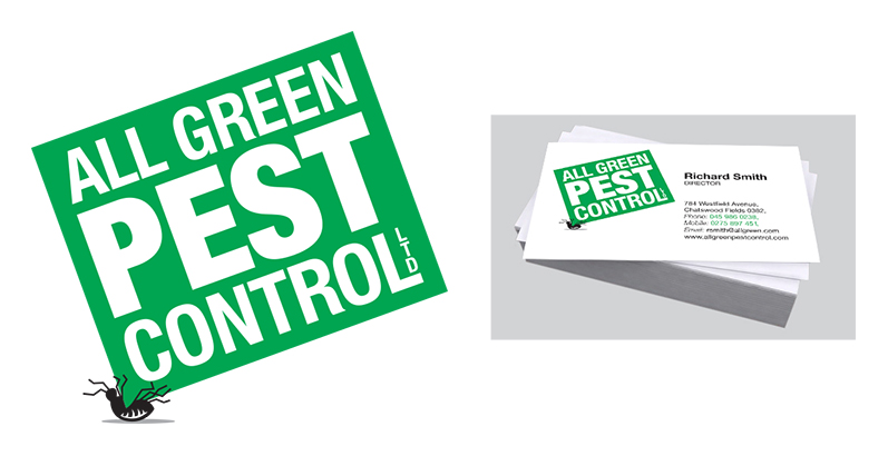 Logo Design by Innerworld Designs ltd. for All Green Pest Control Ltd. | Design #3386411