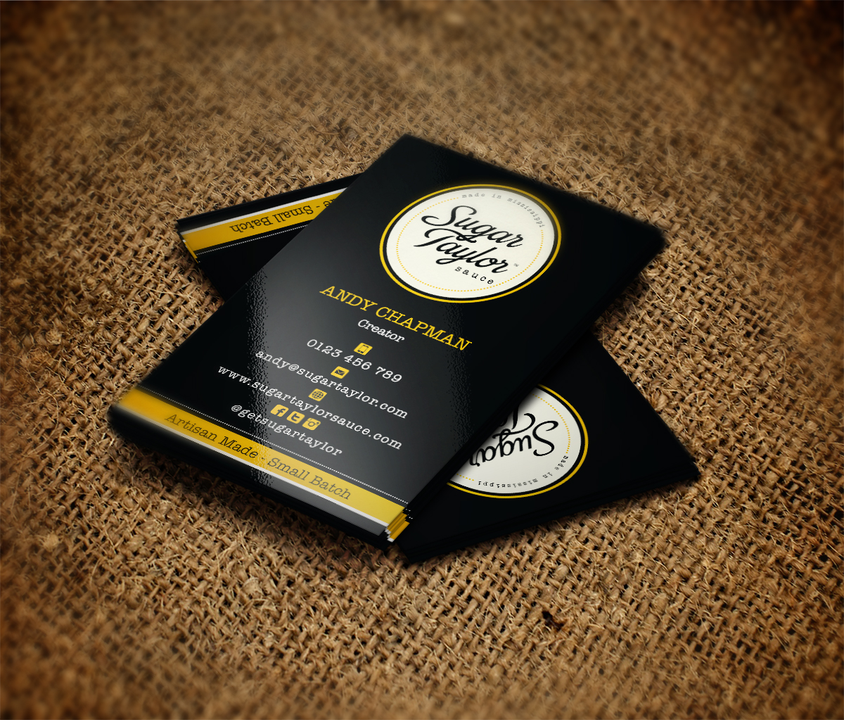 Visitenkarten-Design von MT für Eat Jackson | Design #3389515