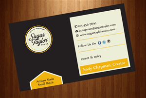 Diseño de Tarjeta de Presentación por harmi_199 para Eat Jackson | Diseño: #3362908