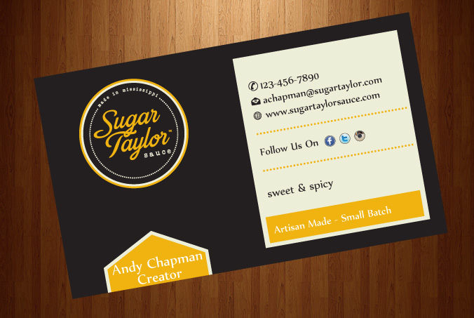 Business Card Design by harmi_199 for Eat Jackson | Design #3362919