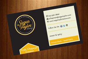 Diseño de Tarjeta de Presentación por harmi_199 para Eat Jackson | Diseño: #3362919