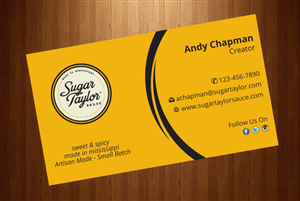 Diseño de Tarjeta de Presentación por harmi_199 para Eat Jackson | Diseño: #3362996