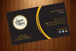 Diseño de Tarjeta de Presentación por harmi_199 para Eat Jackson | Diseño: #3363027