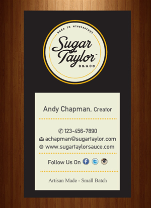 Business Card Design by harmi_199 for Eat Jackson | Design: #3368262