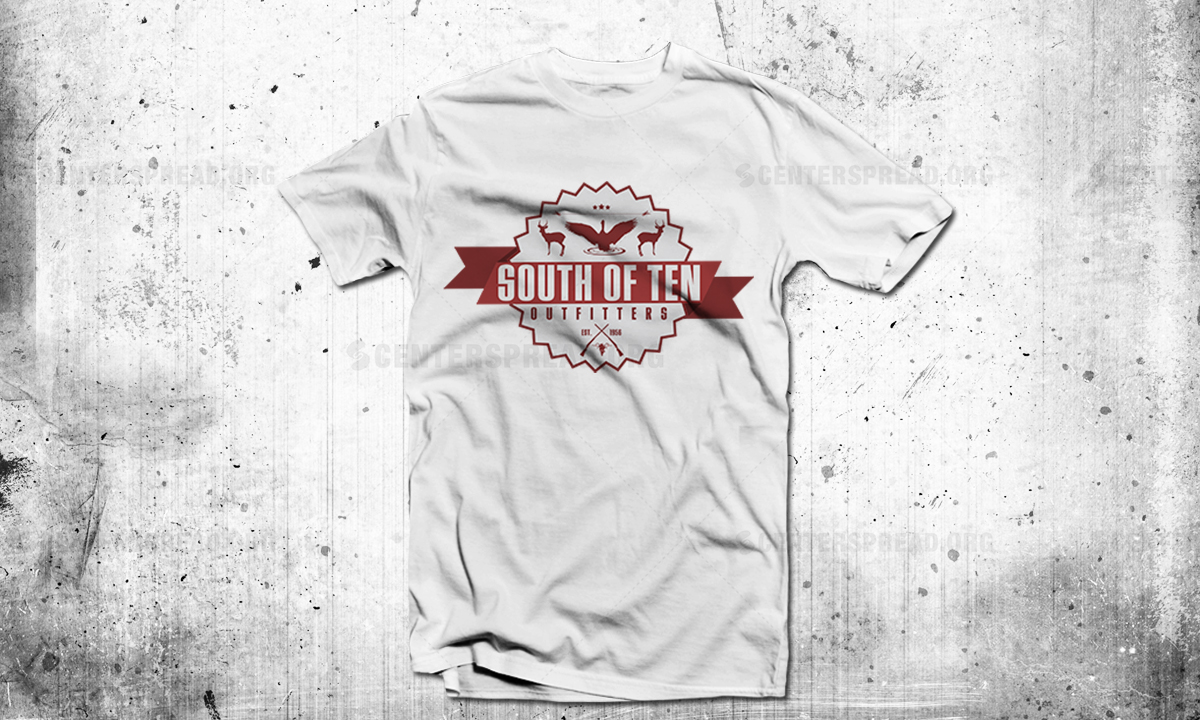 T-shirt Design by CENTERSPREAD for South Of Ten Outfitters | Design #3424838