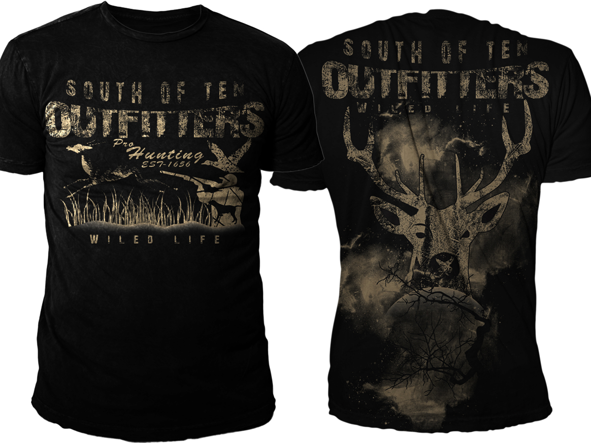T-shirt Design by BABLEO for South Of Ten Outfitters | Design #3425464