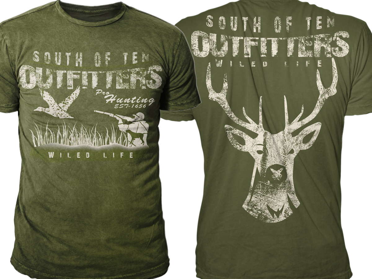 T-shirt Design by BABLEO for South Of Ten Outfitters | Design #3440847