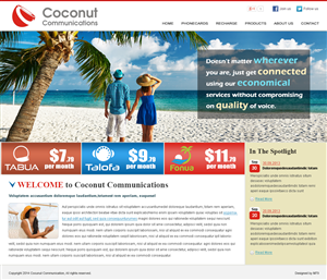 Wordpress Design by M79 for Dialcom, Inc. | Design: #3436792
