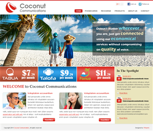 Wordpress Design by M79 for Dialcom, Inc. | Design: #3437041