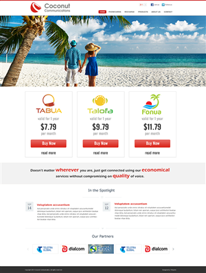 Wordpress Design by M79 for Dialcom, Inc. | Design: #3438038