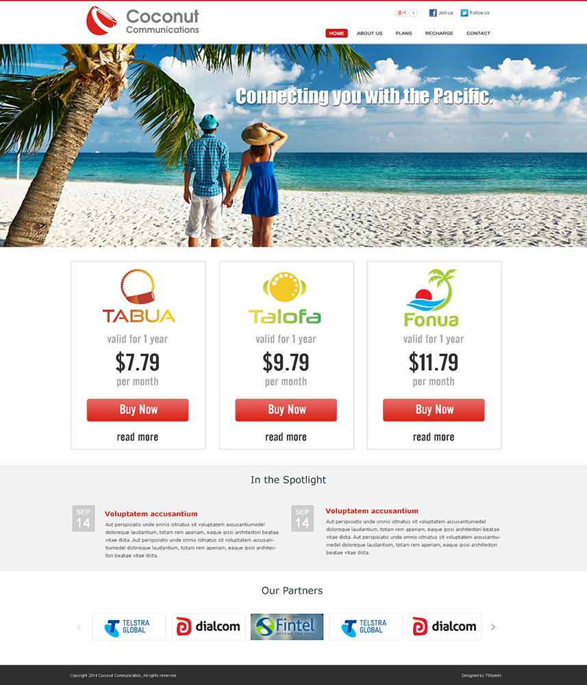 Wordpress Design by M79 for Dialcom, Inc. | Design #3438280