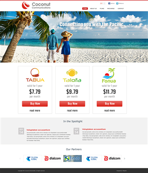 Wordpress Design by M79 for Dialcom, Inc. | Design: #3438280