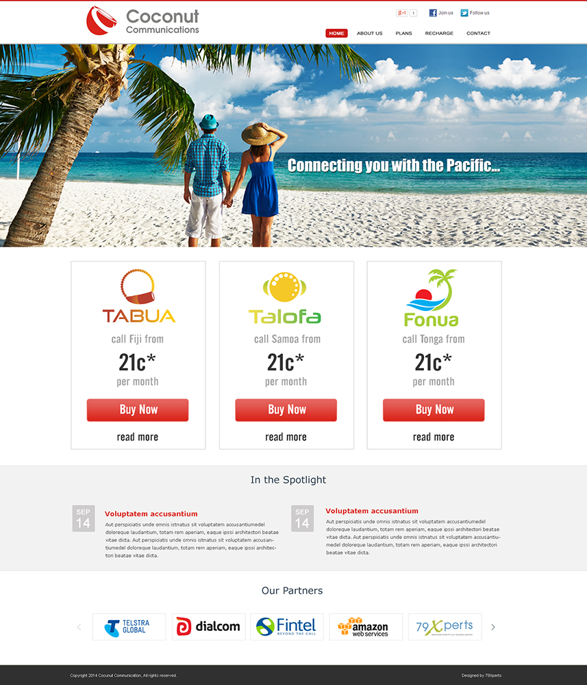 Wordpress Design by M79 for Dialcom, Inc. | Design #3442331