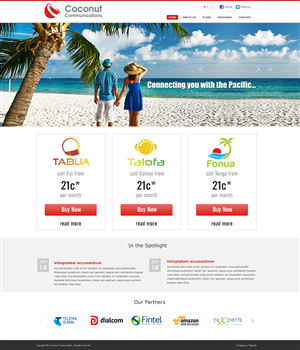 Wordpress Design by M79 for Dialcom, Inc. | Design: #3442331