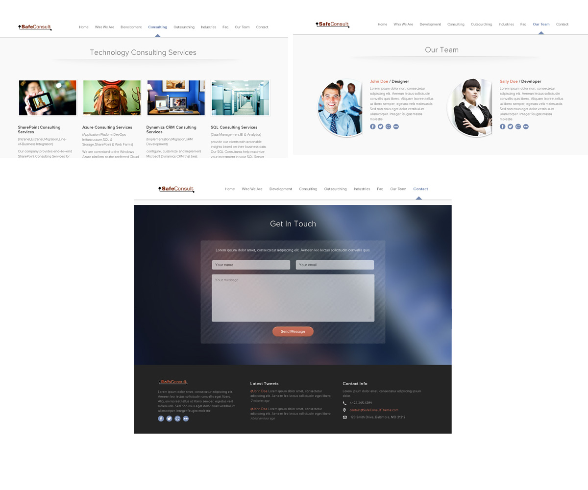 Web Design by jack7 for SafeConsult AS | Design #3394566