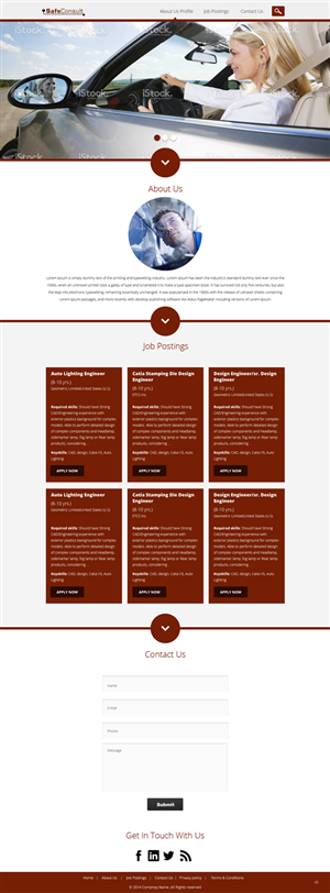 Web Design by pb for SafeConsult AS | Design: #3382897