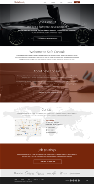 Web Design by pb for SafeConsult AS | Design: #3382903