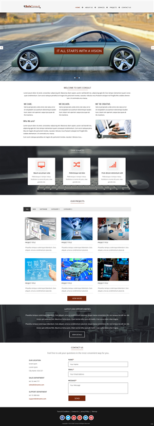 Web Design by pb for SafeConsult AS | Design: #3382904