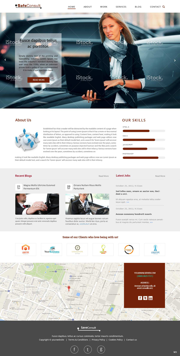 Web Design by pb for SafeConsult AS | Design #3382906