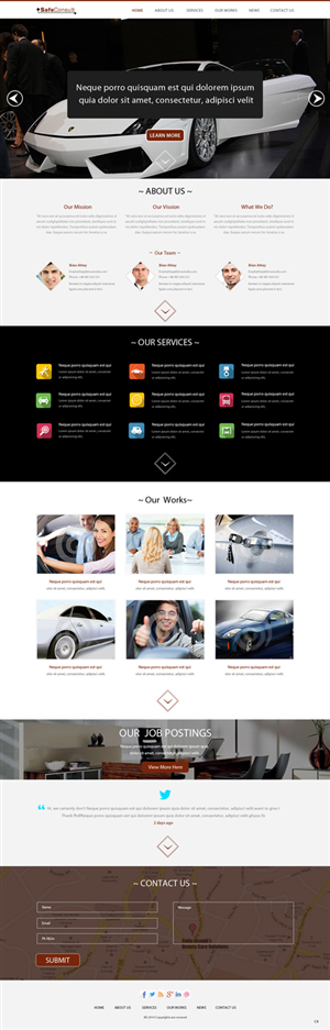 Web Design by pb for SafeConsult AS | Design: #3382907