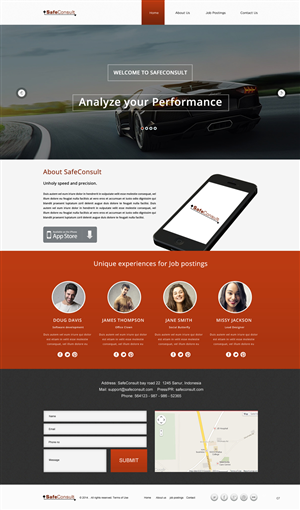 Web Design by pb for SafeConsult AS | Design: #3382909