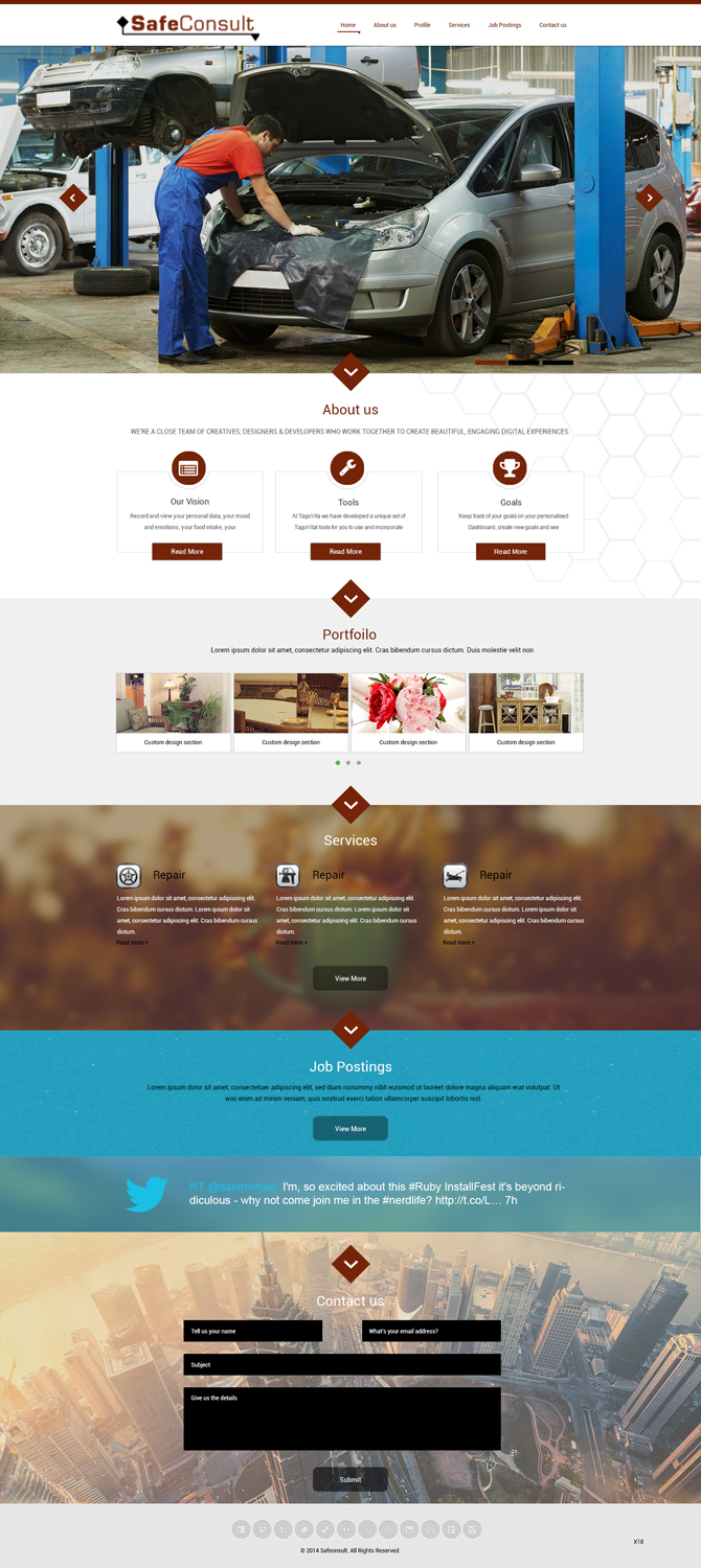 Web Design by pb for SafeConsult AS | Design #3382914