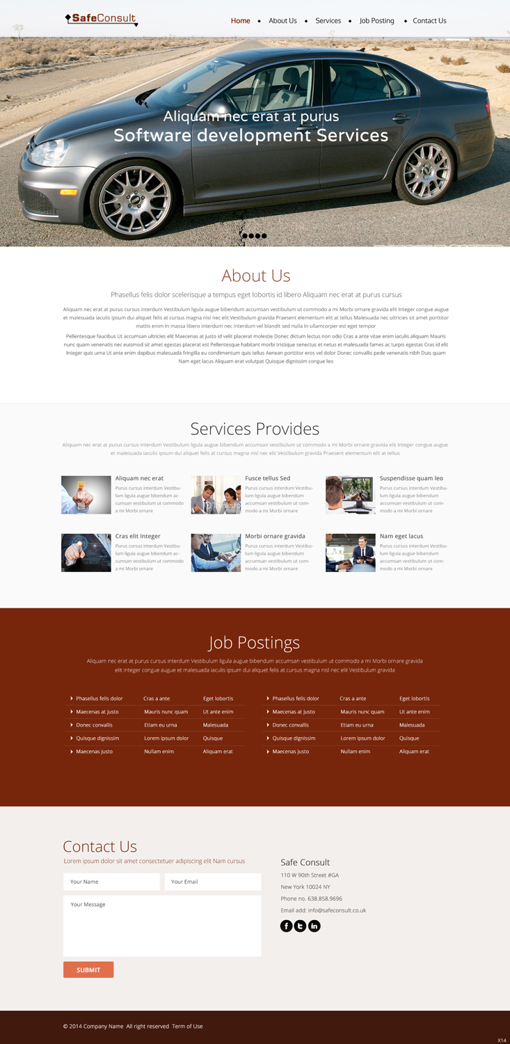 Web Design by pb for SafeConsult AS | Design #3382932