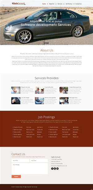 Web Design by pb for SafeConsult AS | Design: #3382932