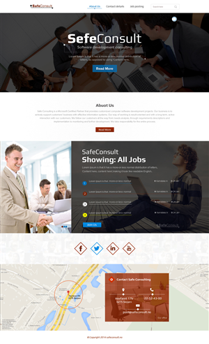 Web Design by the-lion-king for SafeConsult AS | Design: #3366863