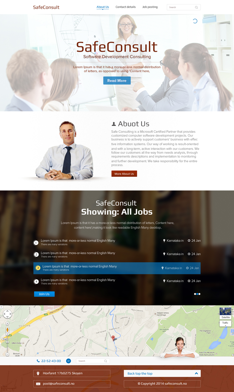 Web Design by the-lion-king for SafeConsult AS | Design #3373041