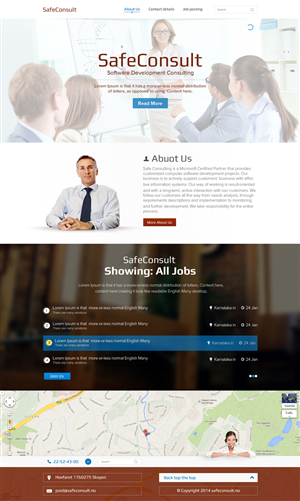 Web Design by the-lion-king for SafeConsult AS | Design: #3373041
