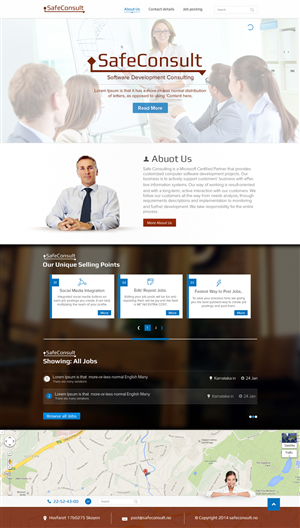 Web Design by the-lion-king for SafeConsult AS | Design: #3389521