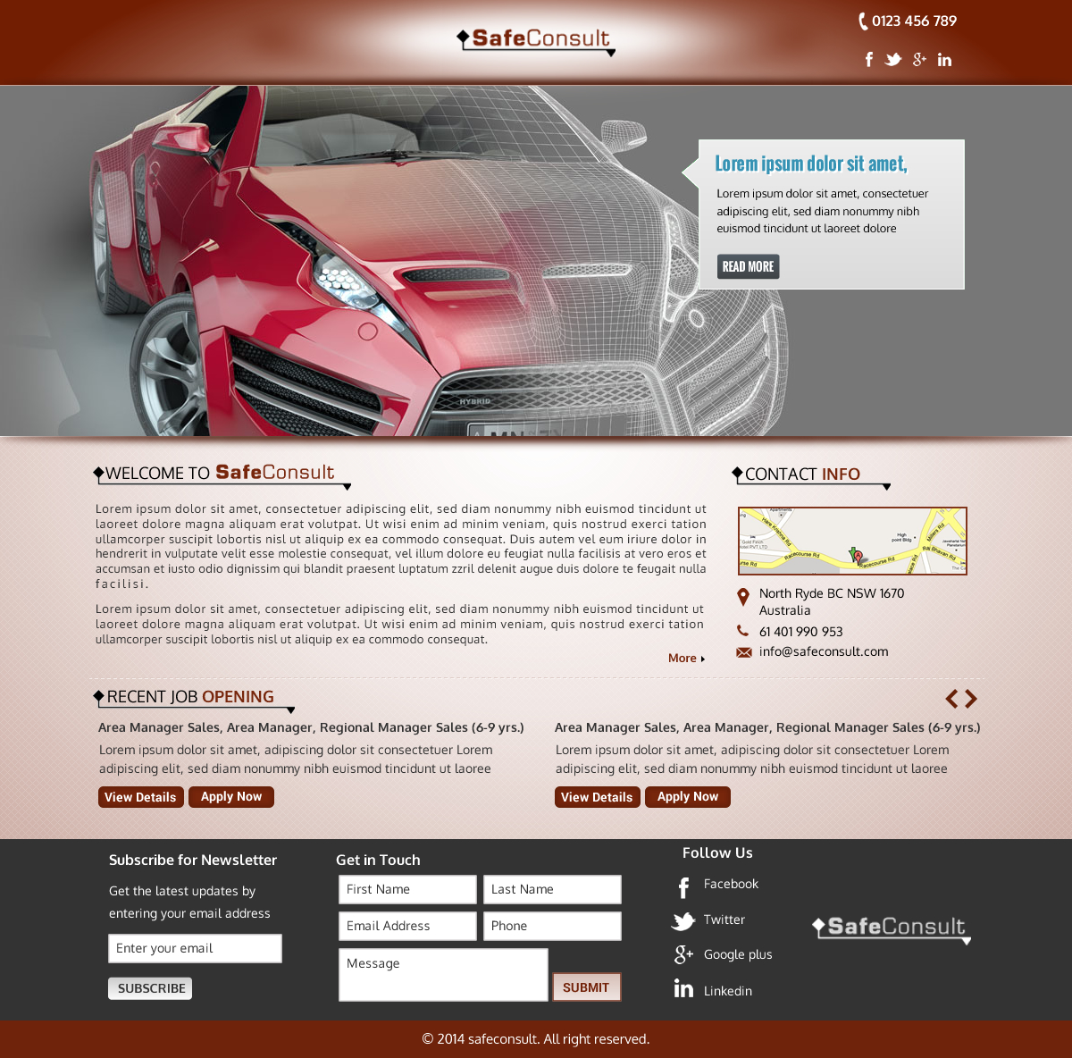Web-Design von Sbss für SafeConsult AS | Design #3380592