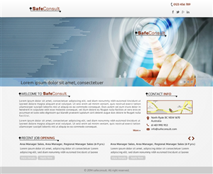 Web Design by Sbss for SafeConsult AS | Design: #3380599