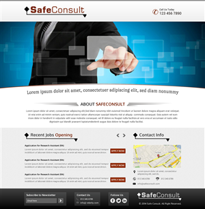 Web Design by Sbss for SafeConsult AS | Design: #3380617