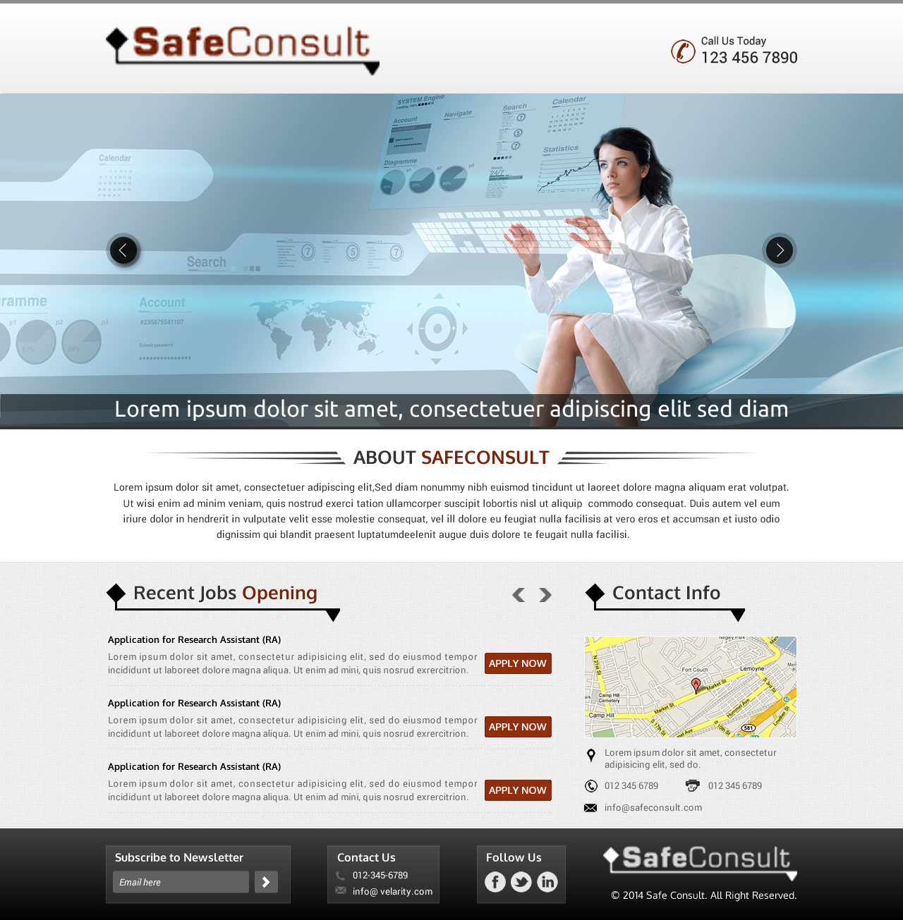 Web-Design von Sbss für SafeConsult AS | Design #3380630