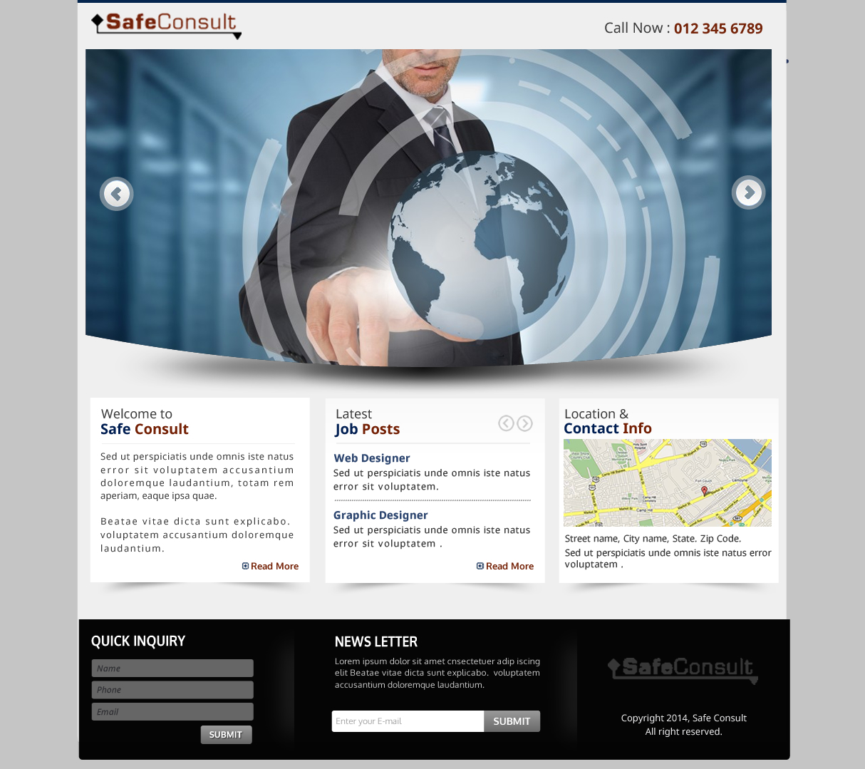 Diseño Web por Sbss para SafeConsult AS | Diseño #3380637