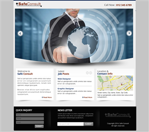Web Design by Sbss for SafeConsult AS | Design: #3380637